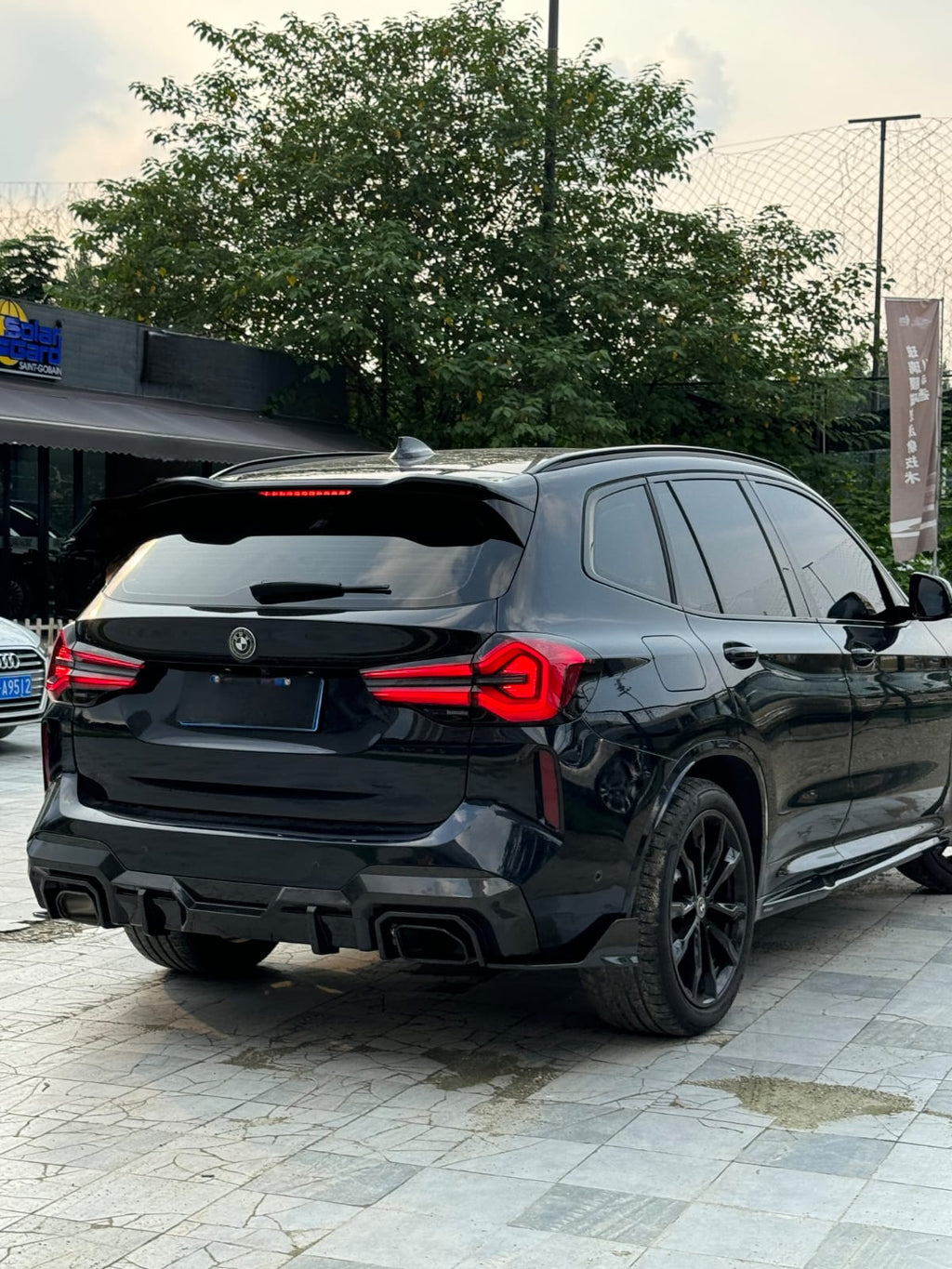 SOOQOO - BMW X3 G01 LCI DRY CARBON FIBRE REAR DIFFUSER