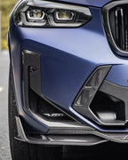 SOOQOO - BMW X3M F97 LCI DRY CARBON FIBRE FRONT AIR INLETS