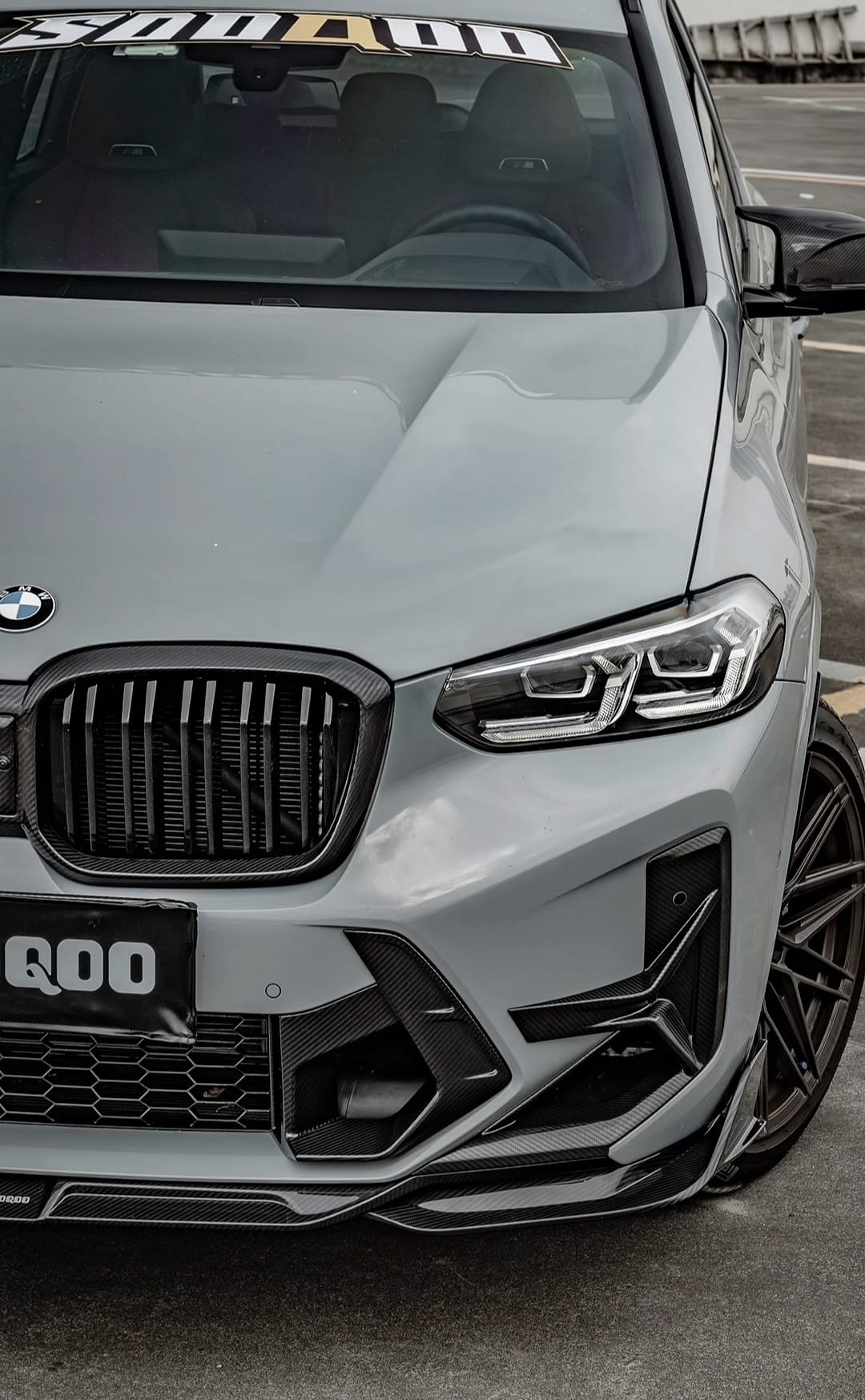 SOOQOO - BMW X3M F97 LCI DRY CARBON FIBRE FRONT AIR VENTS