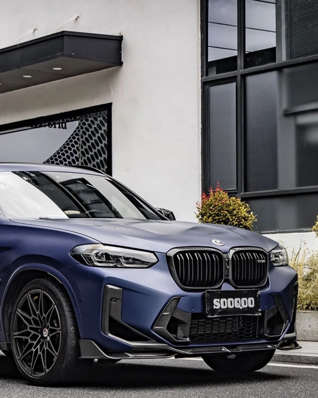 SOOQOO - BMW X3M F97 LCI DRY CARBON FIBRE FRONT AIR VENTS