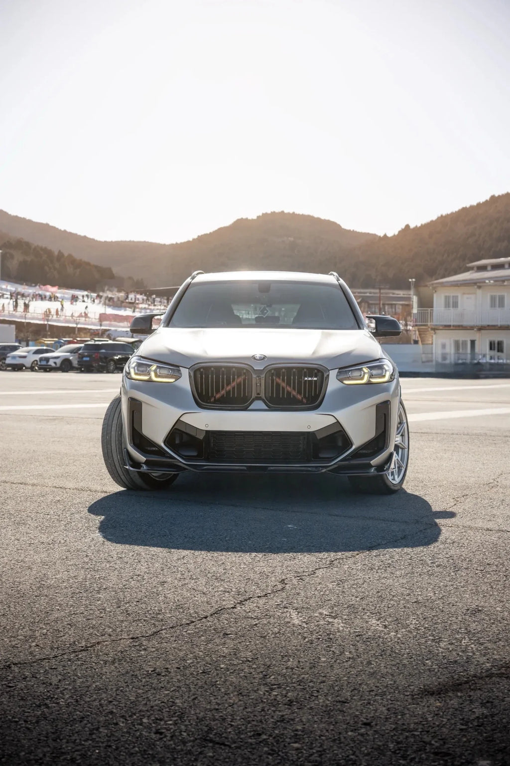 SOOQOO - BMW X3M F97 LCI DRY CARBON FIBRE FRONT LIP