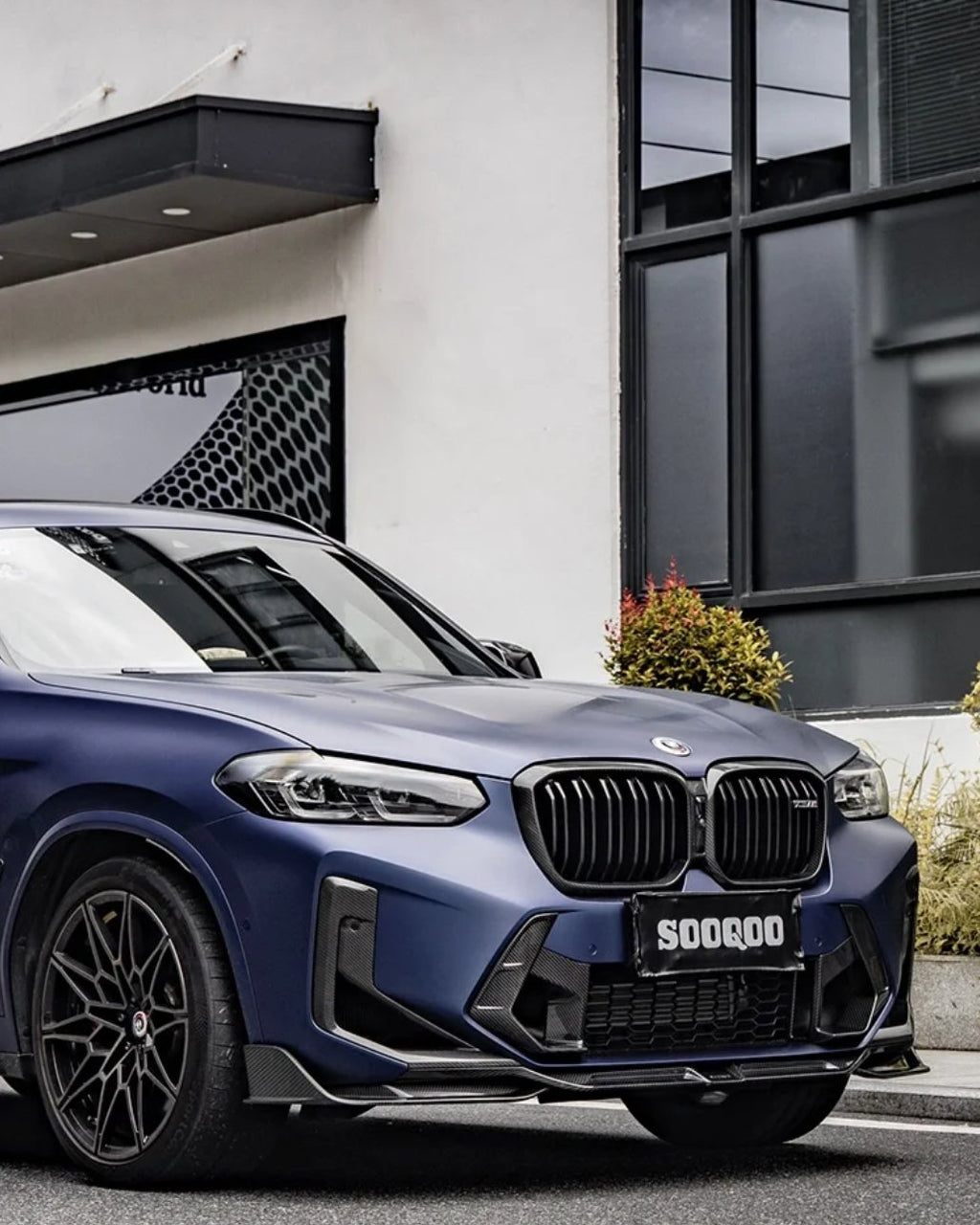 SOOQOO - BMW X3M F97 LCI DRY CARBON FIBRE FRONT LIP