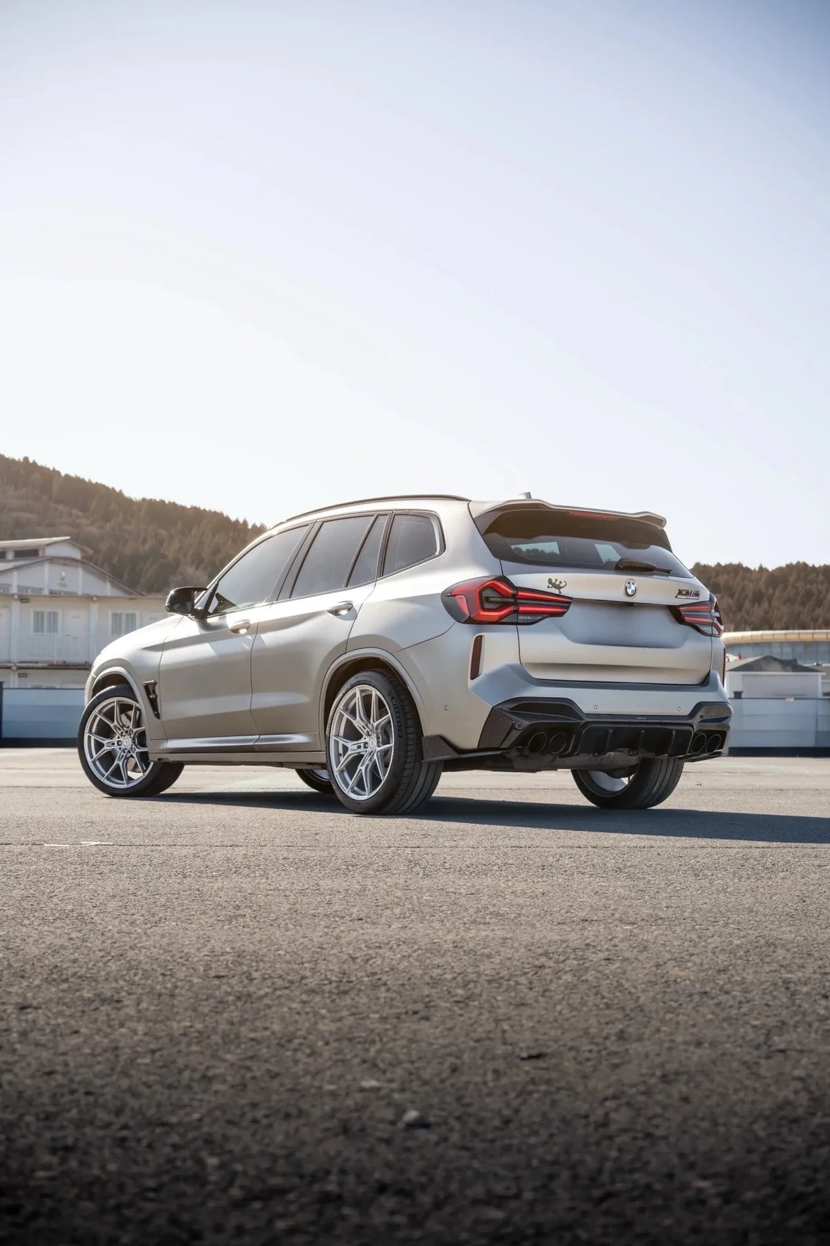 Bmw F97 Rear SOOQOO - BMW X3M F97 LCI DRY CARBON FIBRE REAR DIFFUSER – Mod Central