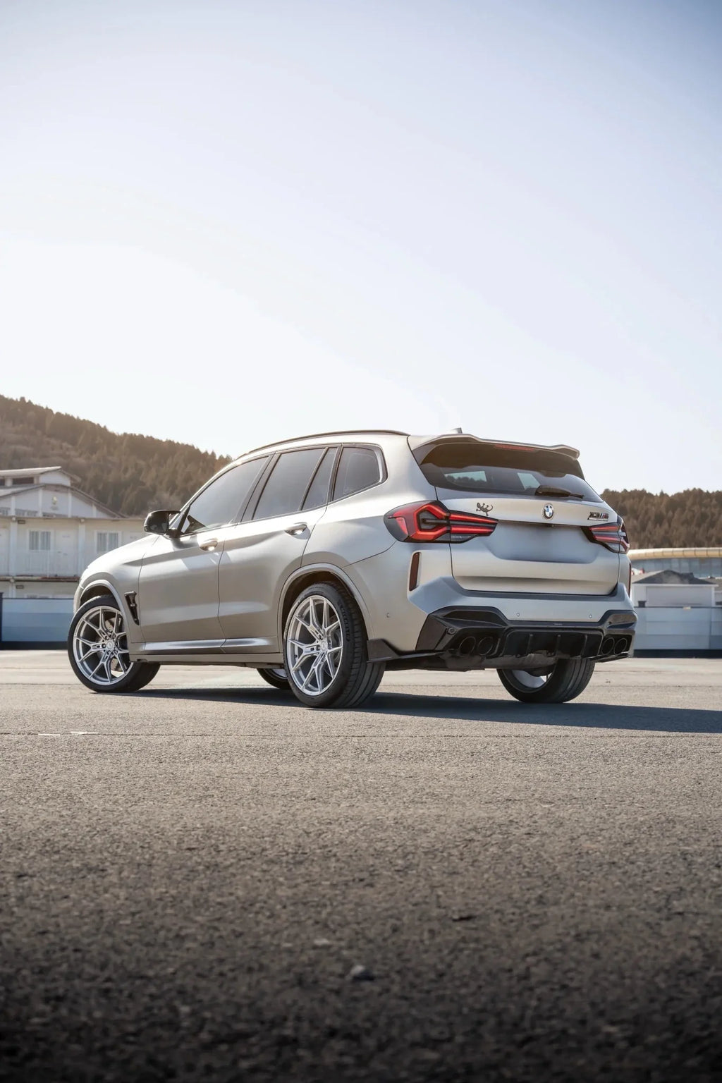 SOOQOO - BMW X3M F97 LCI DRY CARBON FIBRE REAR DIFFUSER