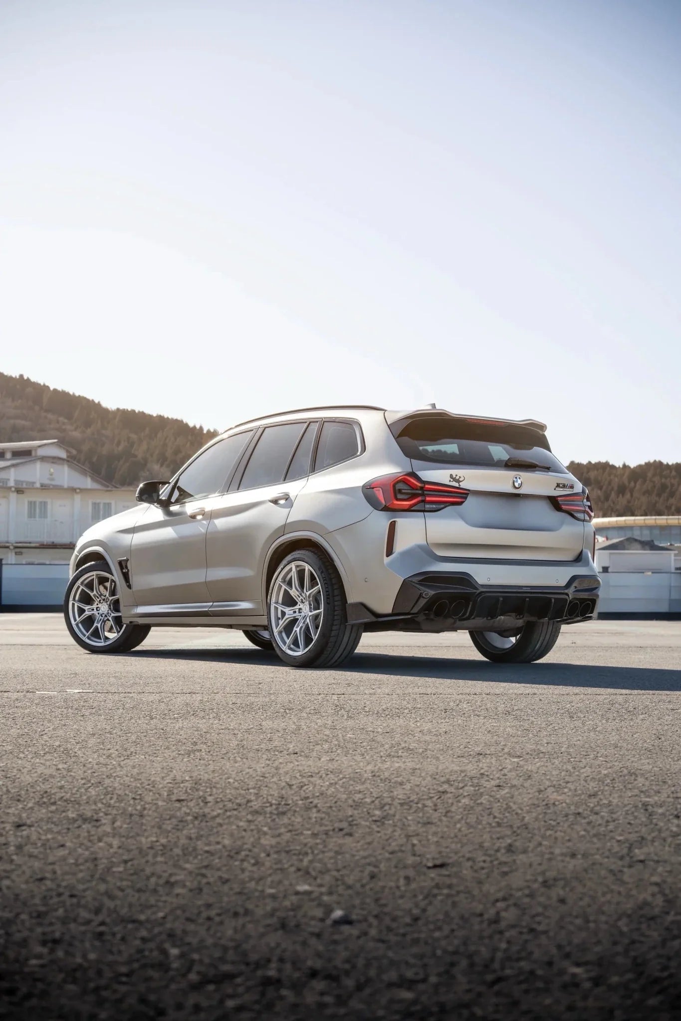 SOOQOO - BMW X3M F97 LCI DRY CARBON FIBRE REAR DIFFUSER