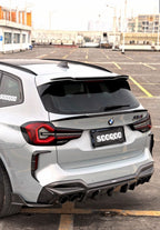 SOOQOO - BMW X3M F97 LCI DRY CARBON FIBRE REAR DIFFUSER