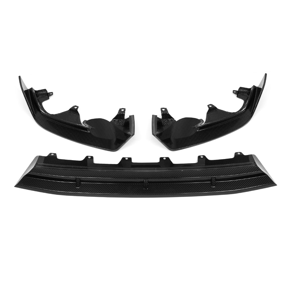 SOOQOO - BMW X4 G02 DRY CARBON FIBER FRONT LIP V1