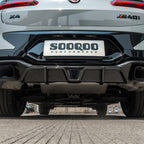 SOOQOO - BMW X4 G02 DRY CARBON FIBER REAR LED DIFFUSER