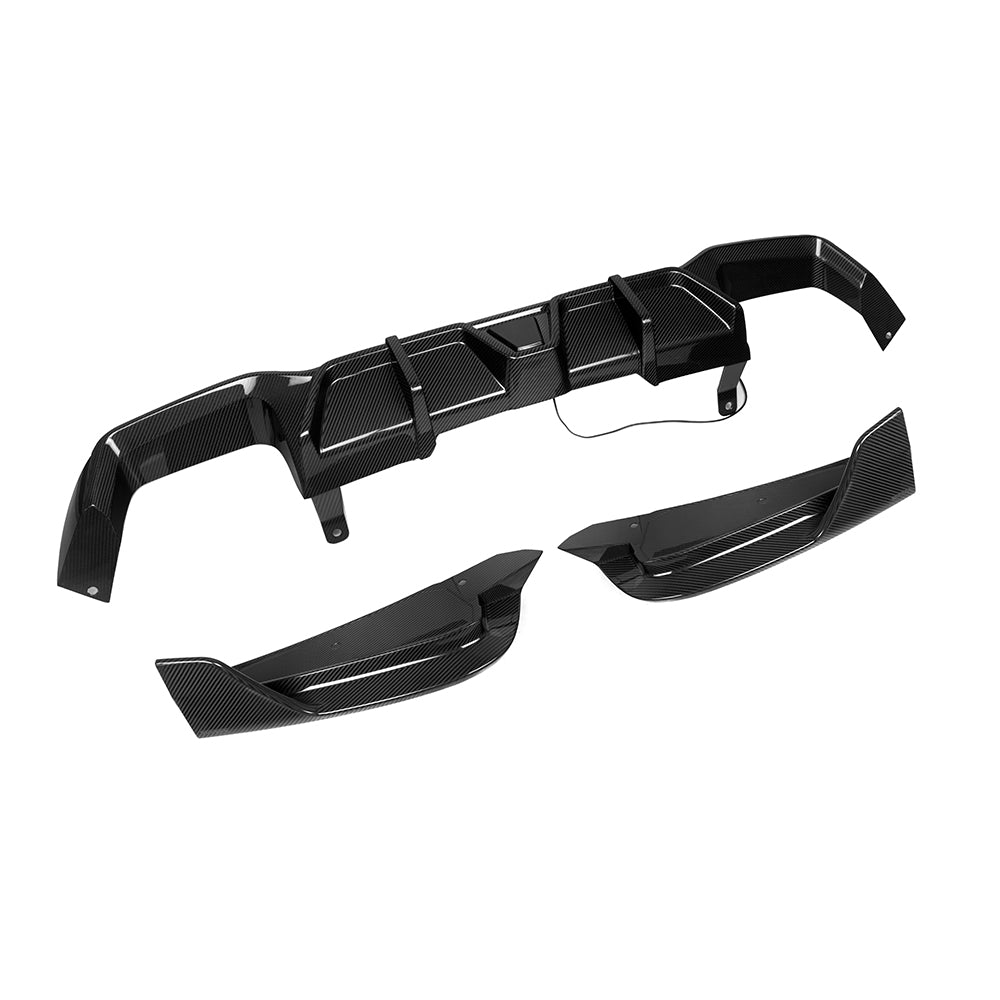 SOOQOO - BMW X4 G02 DRY CARBON FIBER REAR LED DIFFUSER