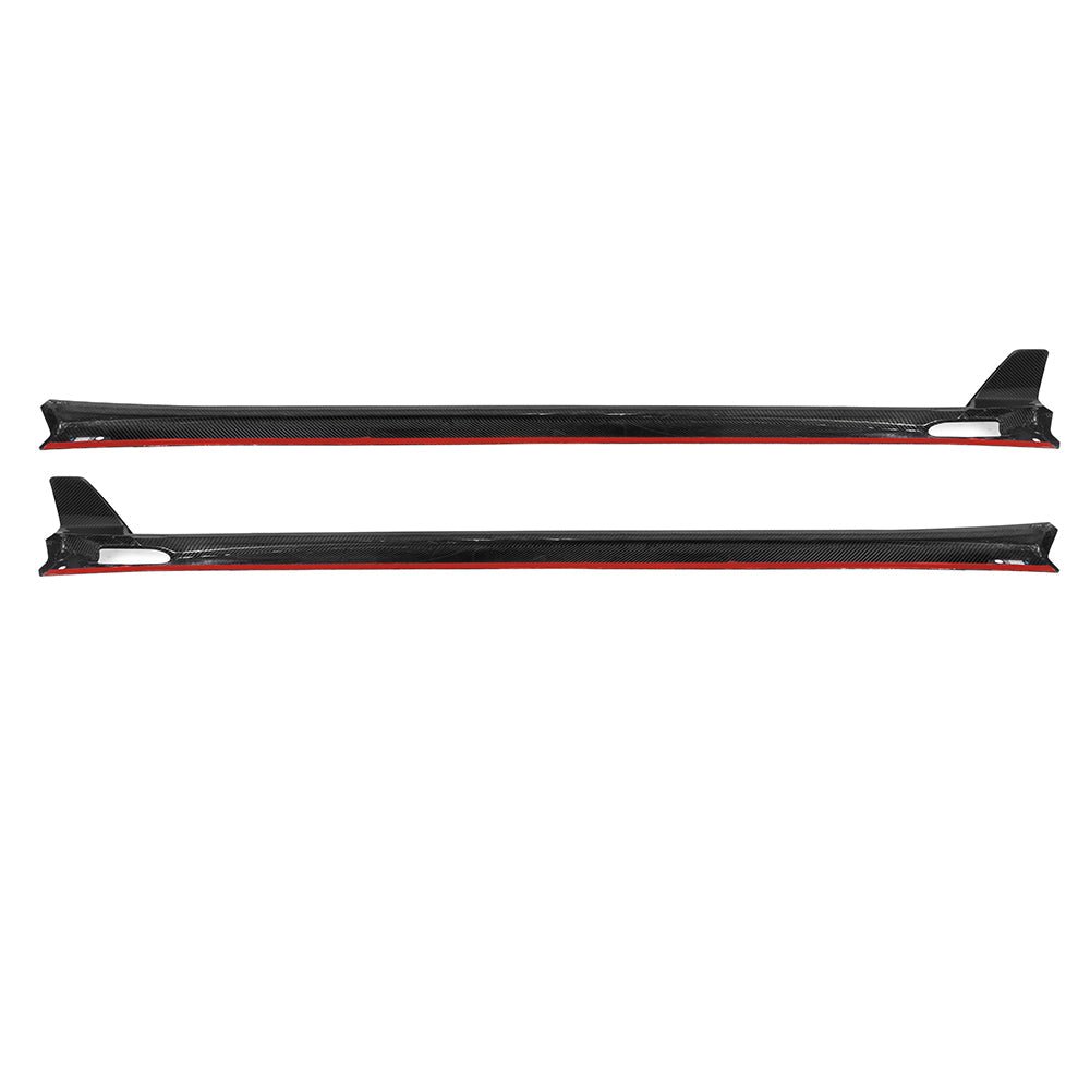 SOOQOO - BMW X4 G02 DRY CARBON FIBER SIDE SKIRTS V2