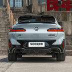 SOOQOO - BMW X4 G02 LCI DRY CARBON FIBER REAR SPOILER