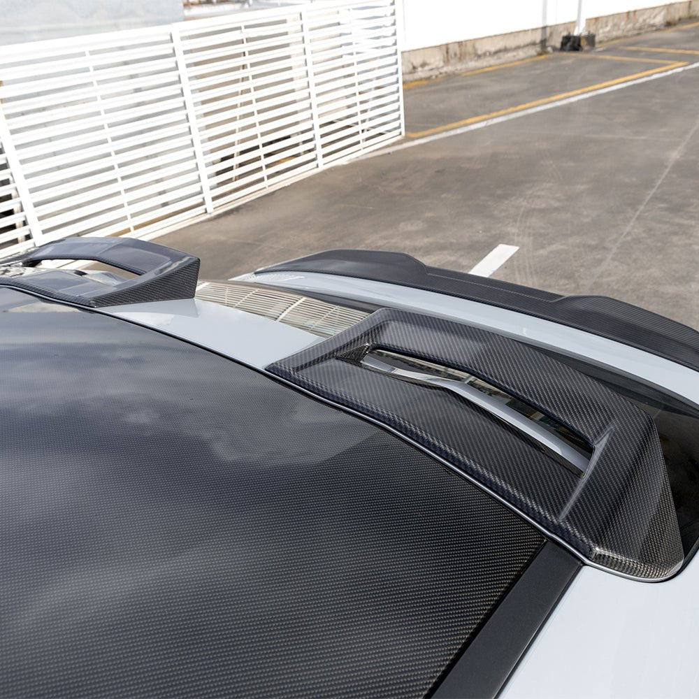 SOOQOO - BMW X4 G02 LCI DRY CARBON FIBER ROOF SPOILER