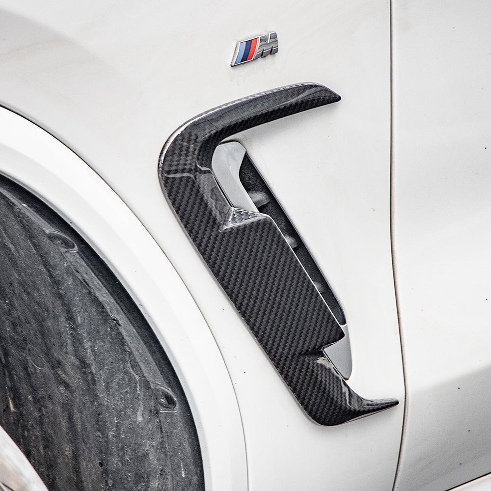 SOOQOO - BMW X4 G02 LCI DRY CARBON FIBER SIDE FENDER TRIM