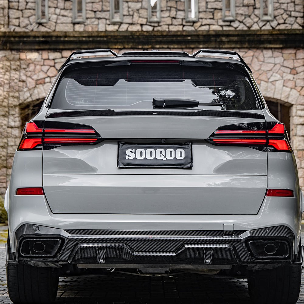 SOOQOO BMW X5 G05 CARBON FIBRE TOP ROOF SPOILER