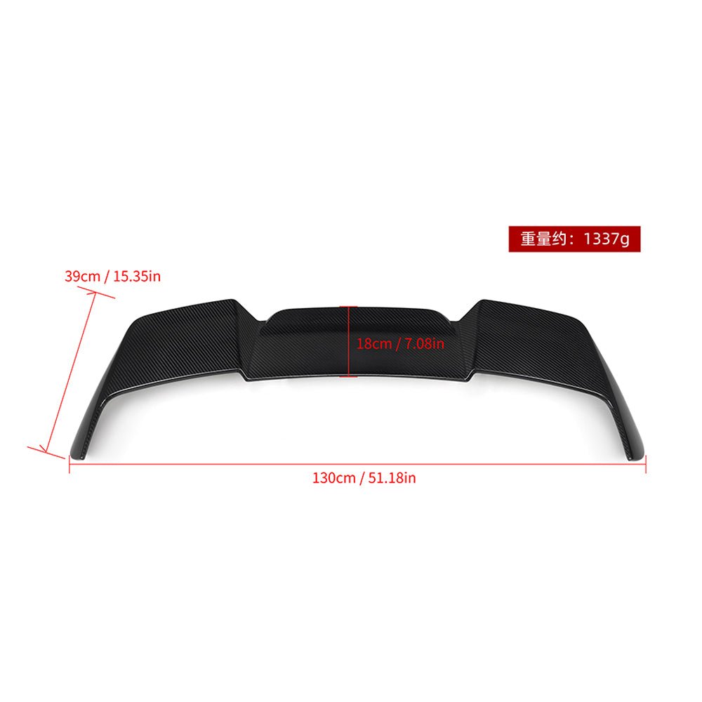 SOOQOO BMW X5 G05 CARBON FIBRE TOP ROOF SPOILER