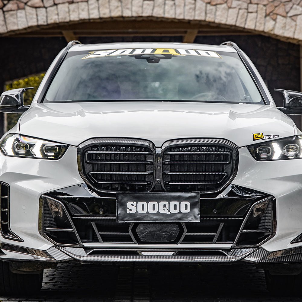 SOOQOO - BMW X5 G05 LCI CARBON FIBRE FRONT LIP V2