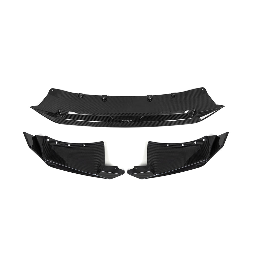 SOOQOO - BMW X5 G05 LCI CARBON FIBRE FRONT LIP V2