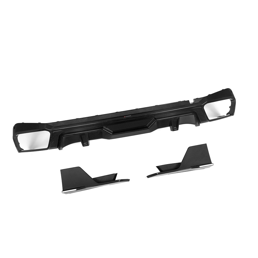 SOOQOO - BMW X5 G05 LCI CARBON FIBRE REAR DIFFUSER