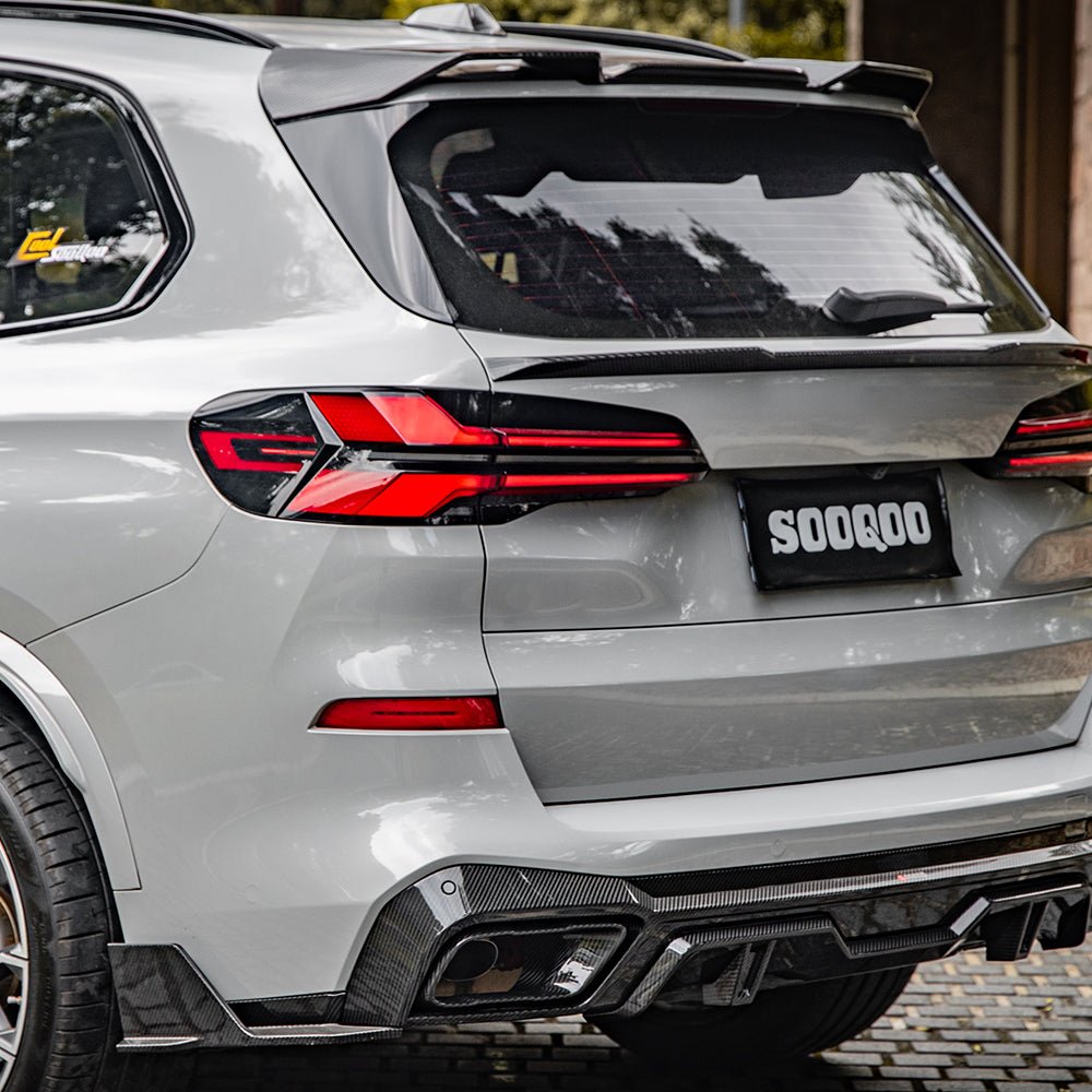 SOOQOO - BMW X5 G05 LCI CARBON FIBRE REAR DIFFUSER