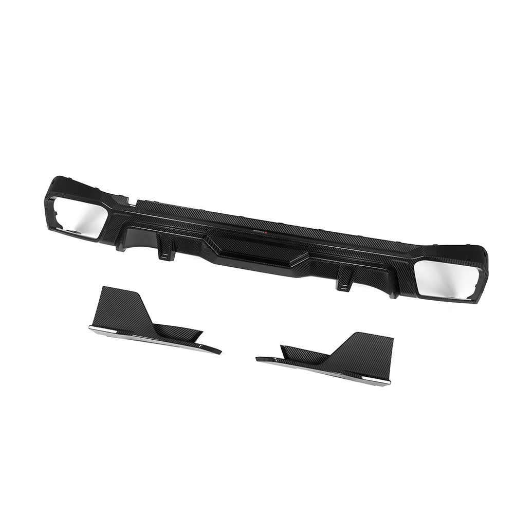 SOOQOO - BMW X5 G05 LCI CARBON FIBRE REAR DIFFUSER
