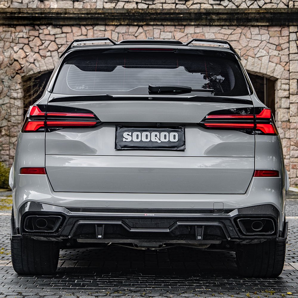 SOOQOO - BMW X5 G05 LCI CARBON FIBRE REAR DIFFUSER