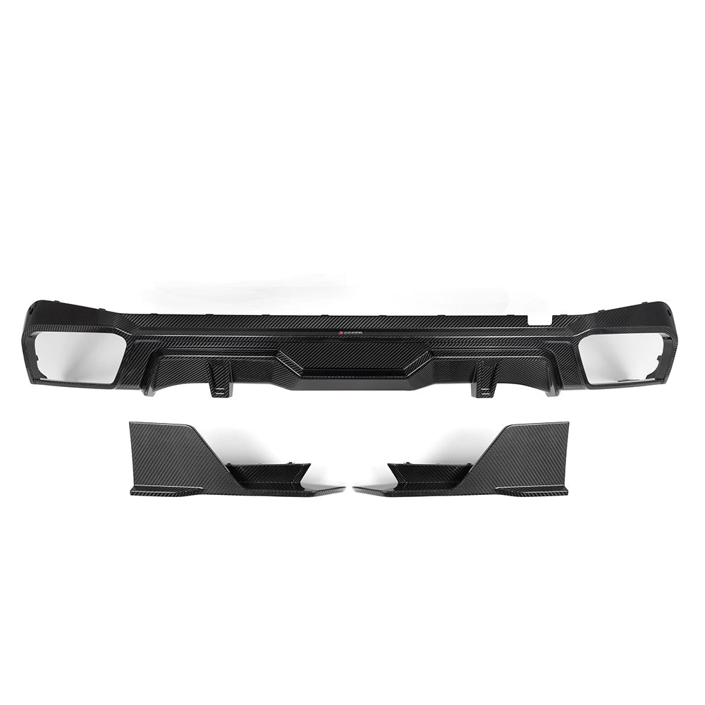 SOOQOO - BMW X5 G05 LCI CARBON FIBRE REAR DIFFUSER