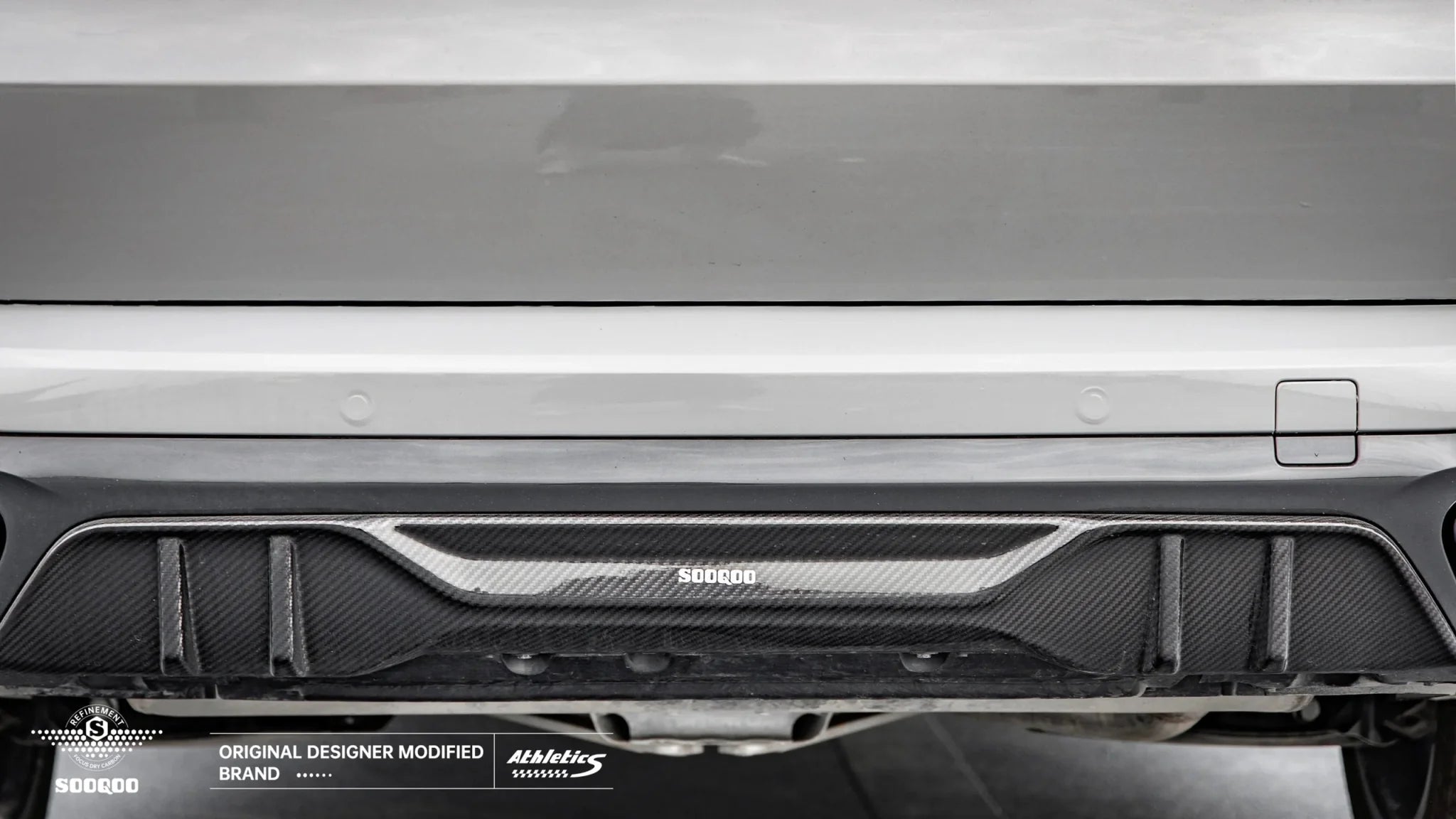 SOOQOO - BMW X5 G05 LCI DRY CARBON FIBRE REAR DIFFUSER