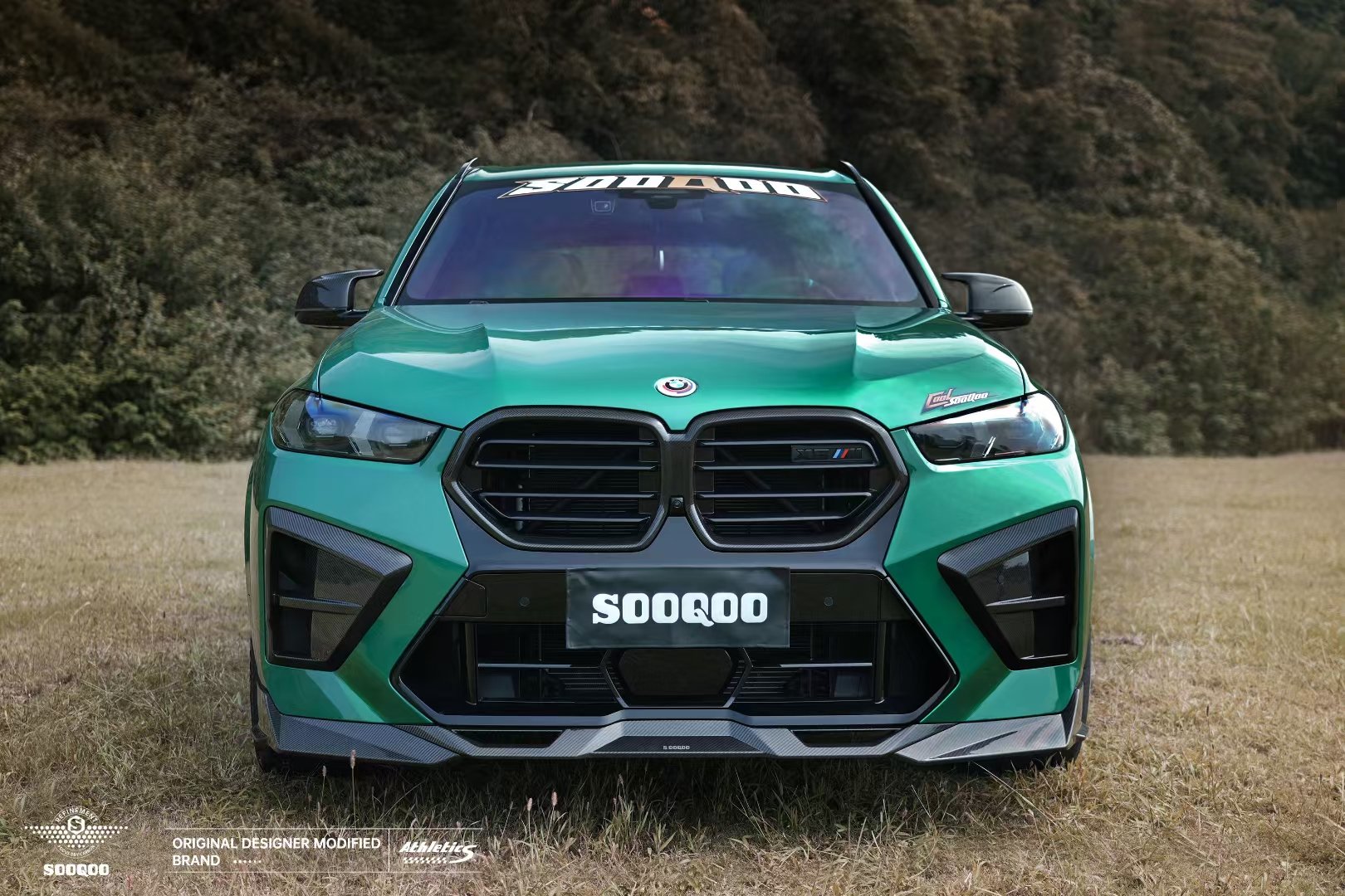SOOQOO - BMW X5M F95 LCI DRY CARBON FIBRE FRONT LIP