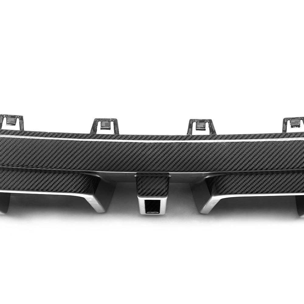 SOOQOO - BMW X6 G06 DRY CARBON FIBER LED REAR DIFFUSER