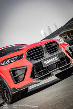SOOQOO - BMW X6M F96 LCI DRY CARBON FIBER FRONT LIP