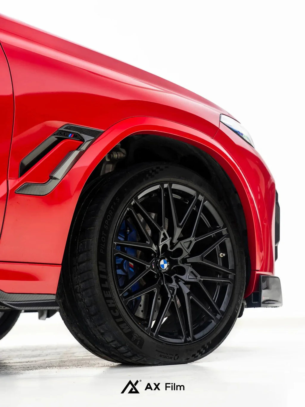 SOOQOO - BMW X6M F96 LCI DRY CARBON FIBER SIDE FENDER TRIM