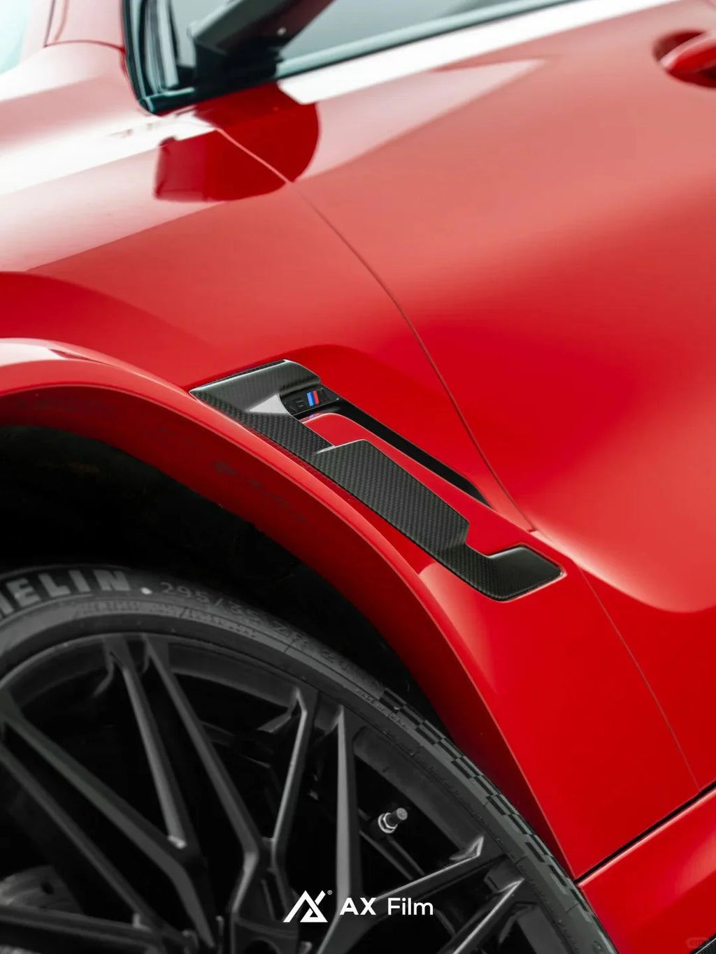 SOOQOO - BMW X6M F96 LCI DRY CARBON FIBER SIDE FENDER TRIM