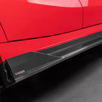 SOOQOO - BMW X6M F96 LCI DRY CARBON FIBER SIDE SKIRTS