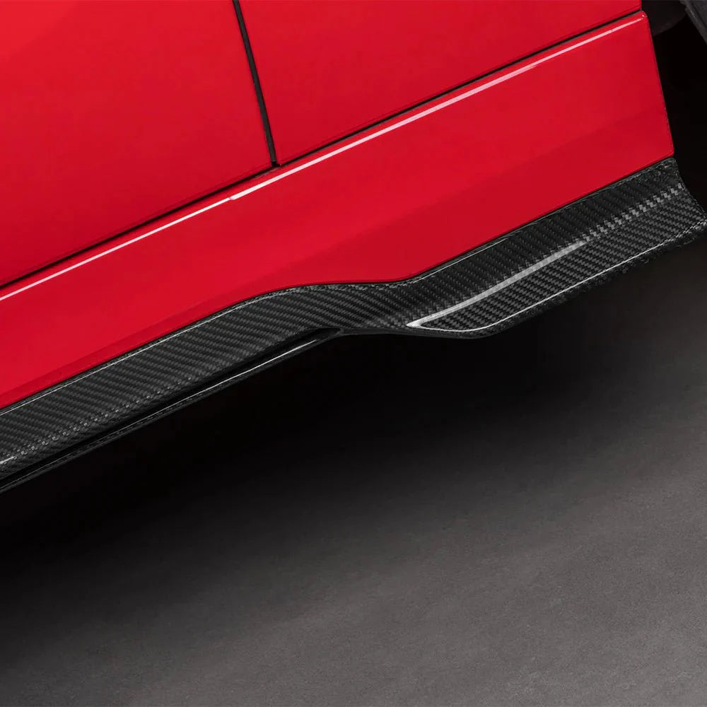 SOOQOO - BMW X6M F96 LCI DRY CARBON FIBER SIDE SKIRTS