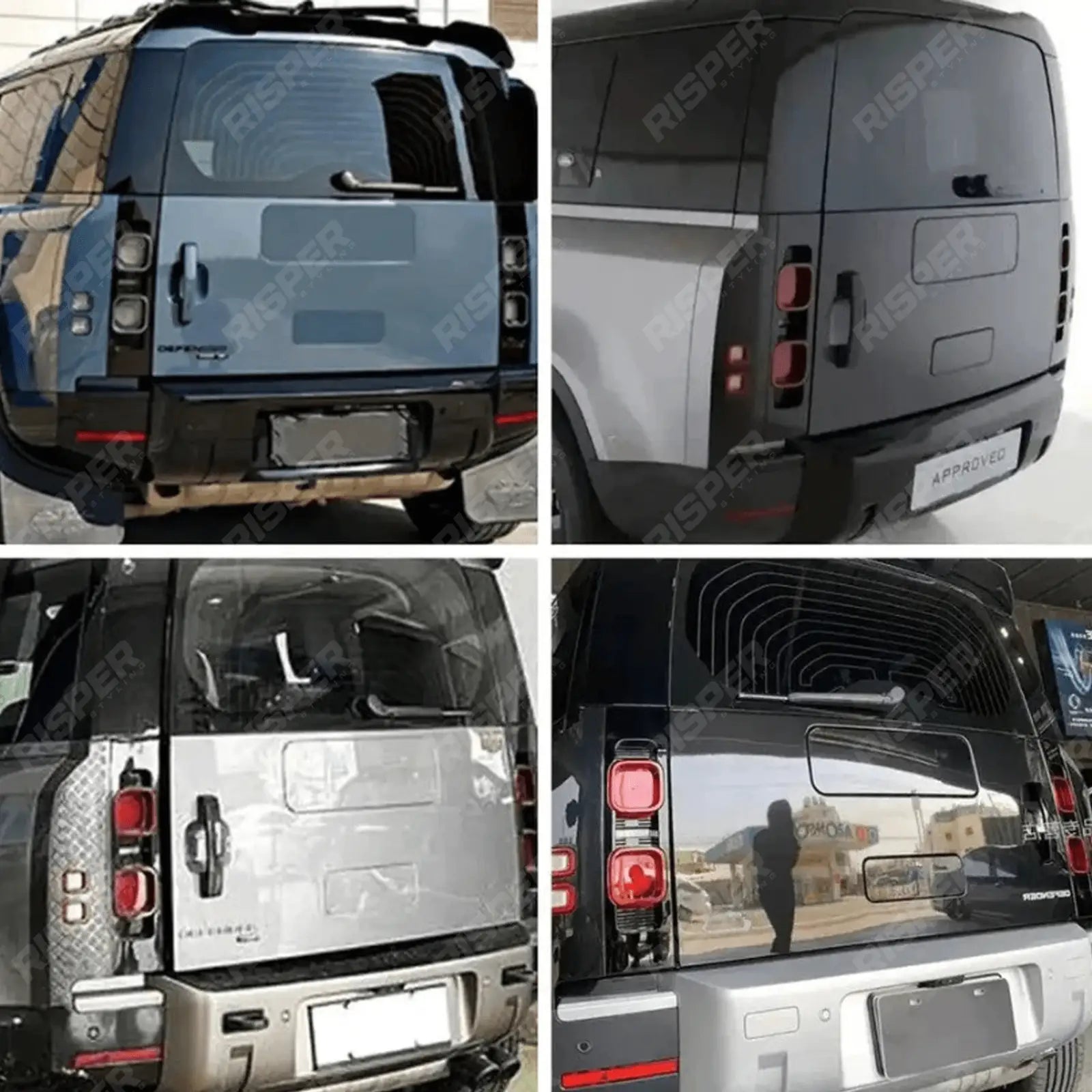 Spare Wheel Cover Removal Plate Colour Coded For Land Rover Defender L663 90 /110 / 130 2020 Onward