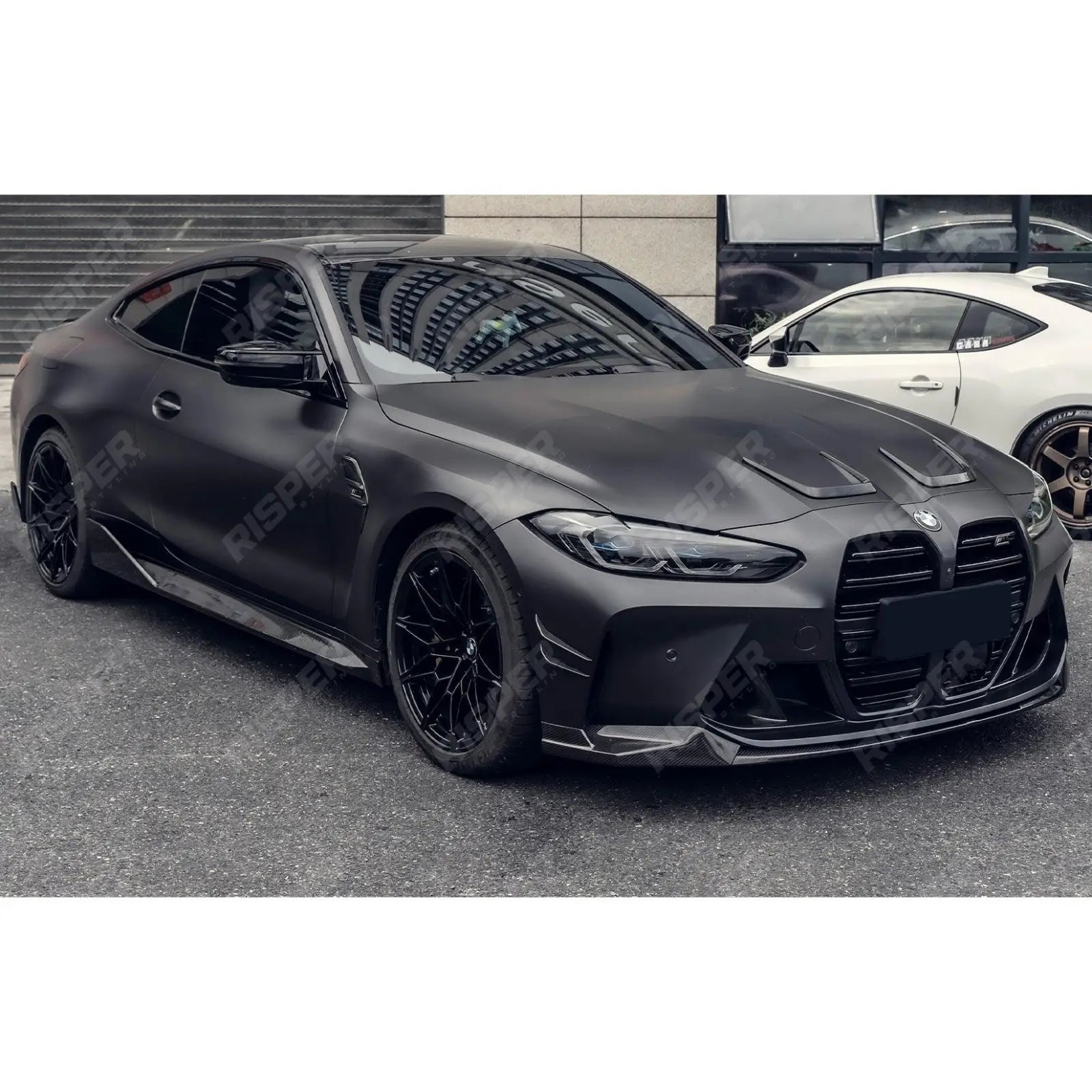 Splitter For BMW M3 M4 G80 G82 G83 - Pre Preg Carbon Fibre M Performance Front