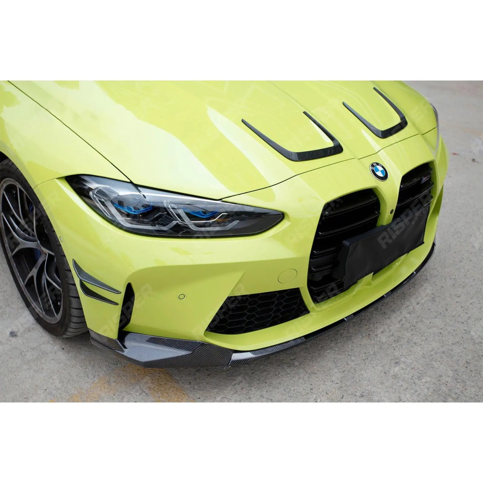 Splitter For BMW M3 M4 G80 G82 G83 - Pre Preg Carbon Fibre M Performance Front