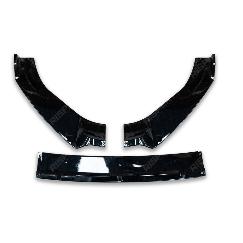 Splitter Lip For Volkswagen Golf MK7/7.5 2012 2017 Gloss Black Front GTD, GTI, R, R-Line