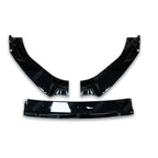 Splitter Lip For Volkswagen Golf MK7/7.5 2012 2017 Gloss Black Front GTD, GTI, R, R-Line