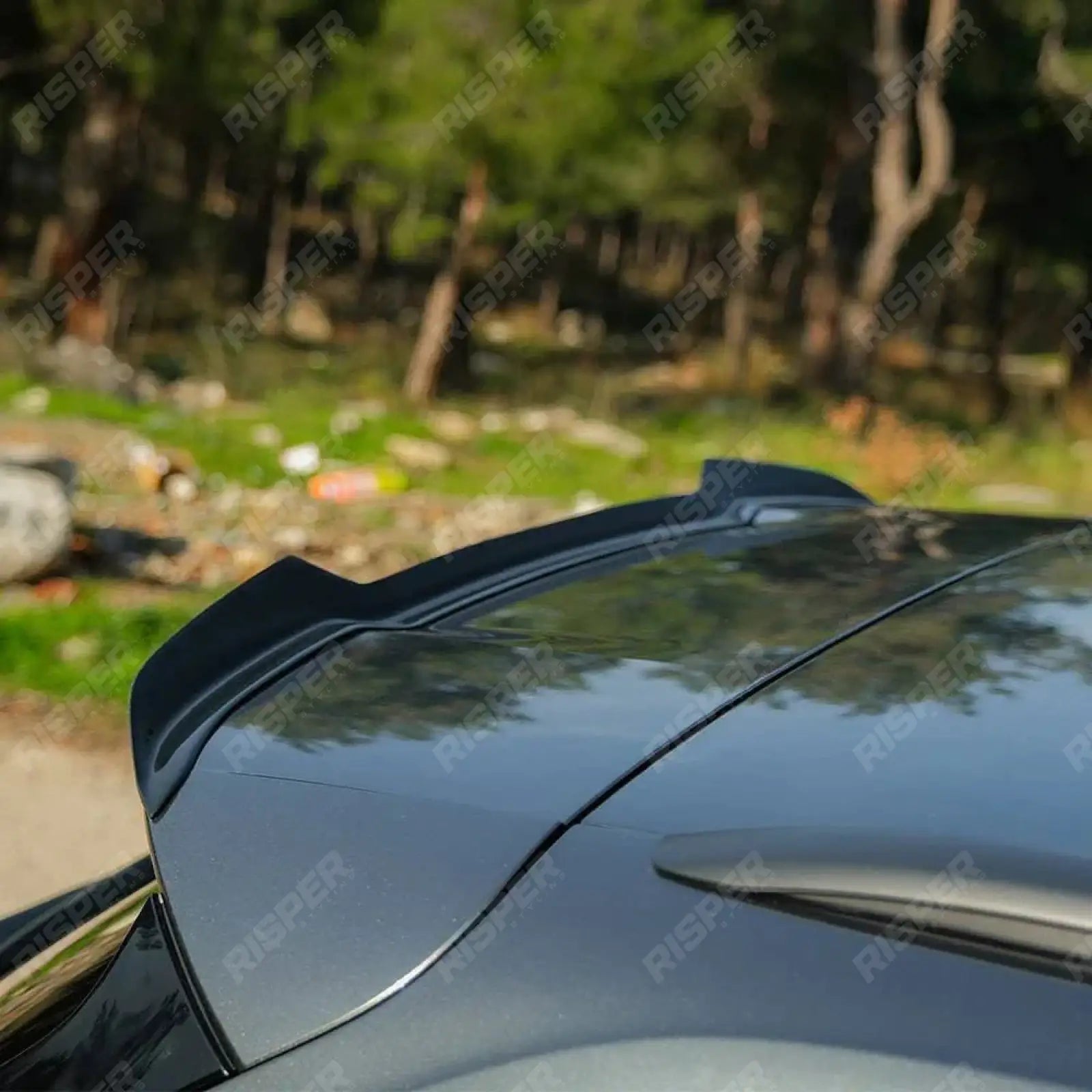 Spoiler In Gloss Black For Audi Q5 S-Line Mk2 Facelift 2020-2024
