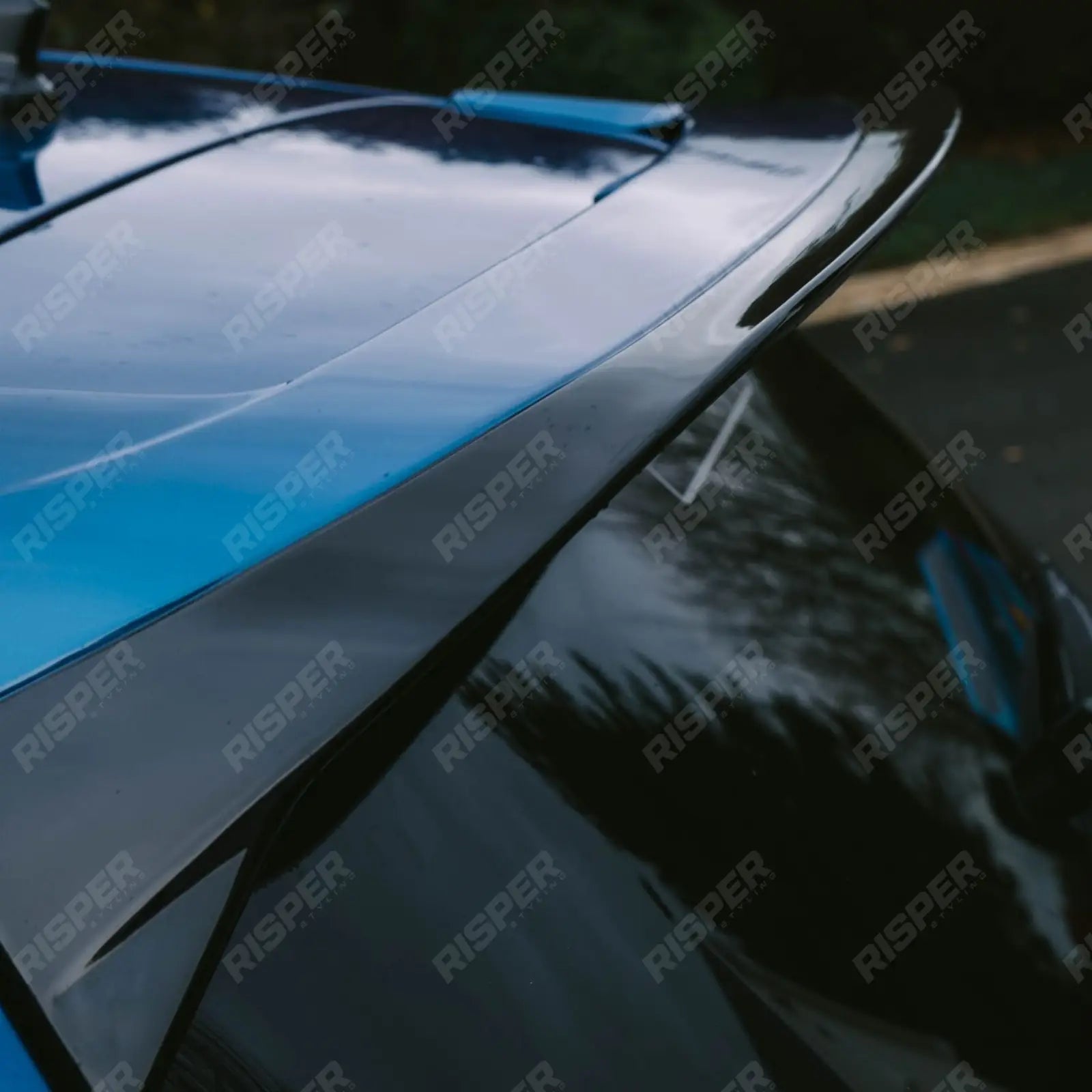 Spoiler in Gloss Black For Volkswagen Golf MK8 R/R-Line/GTI 2020+ - Club Sport CS Style Rear