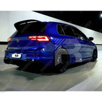 Spoiler in Gloss Black For Volkswagen Golf MK8 R/R-Line/GTI 2020+ - Club Sport CS Style Rear