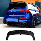Spoiler in Gloss Black For Volkswagen Golf MK8 R/R-Line/GTI 2020+ - Club Sport CS Style Rear