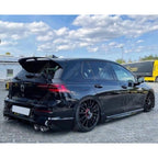 Spoiler in Gloss Black For Volkswagen Golf MK8 R/R-Line/GTI 2020+ - Club Sport CS Style Rear