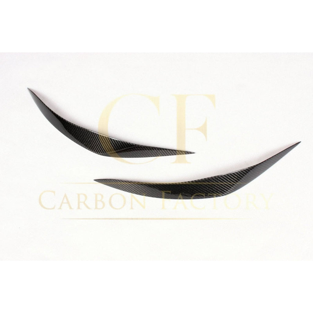 Carbon Fibre Headlight Cover Trims for BMW F10 5 Series 10-17