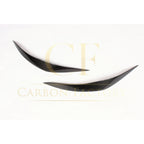 Carbon Fibre Headlight Cover Trims for BMW F10 5 Series 10-17