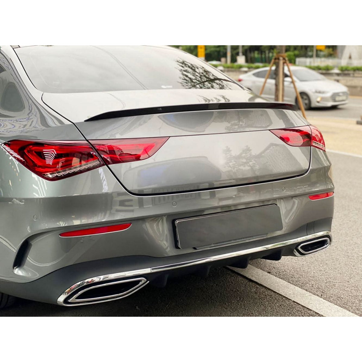 A Style Carbon Fibre Boot Spoiler for Mercedes Benz W118 CLA 20-25