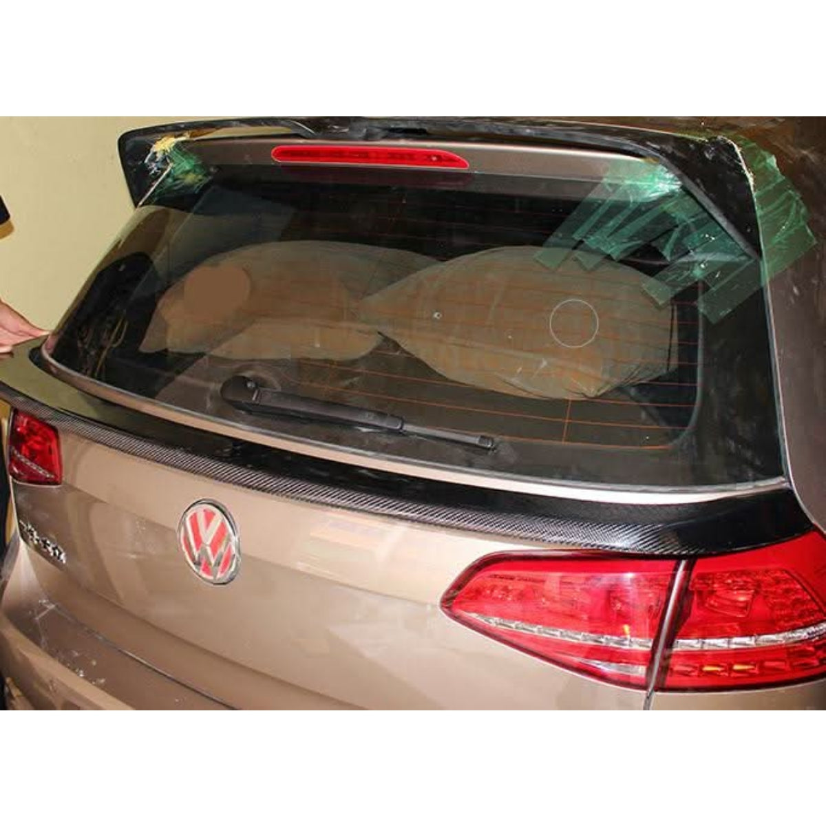 Carbon Fibre Mid Spoiler for VW Golf MK7 14-20