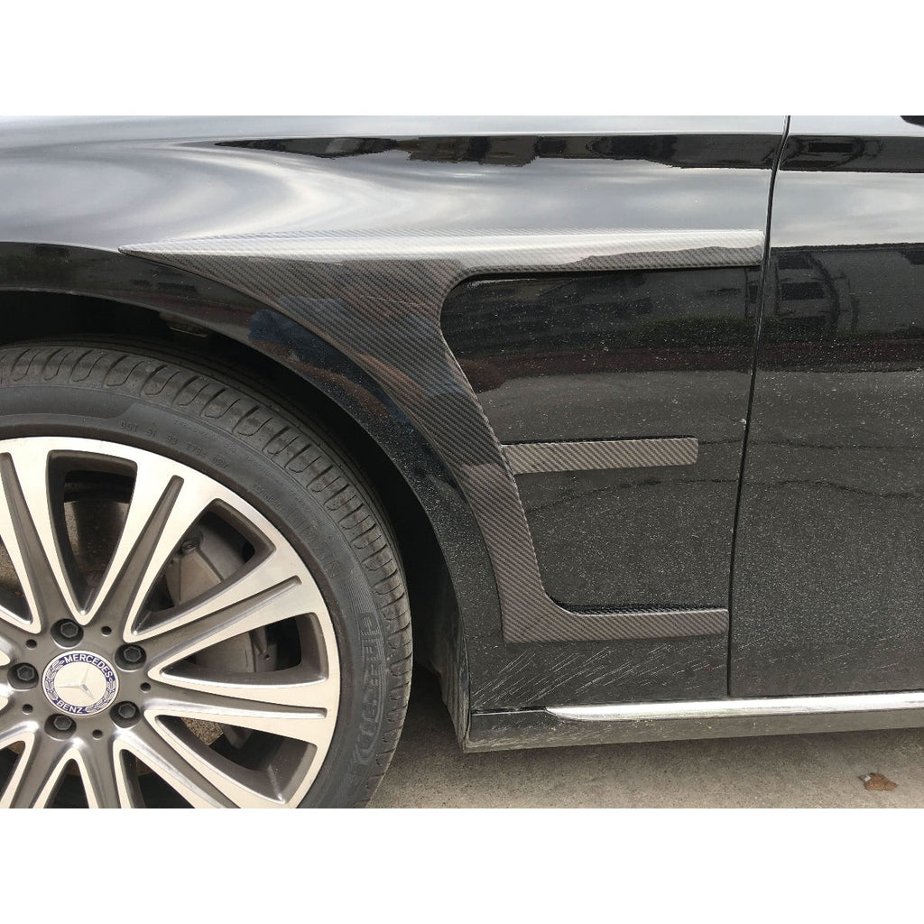 Carbon Fibre Front Side Trims for Mercedes W213 E Class Saloon 16-20