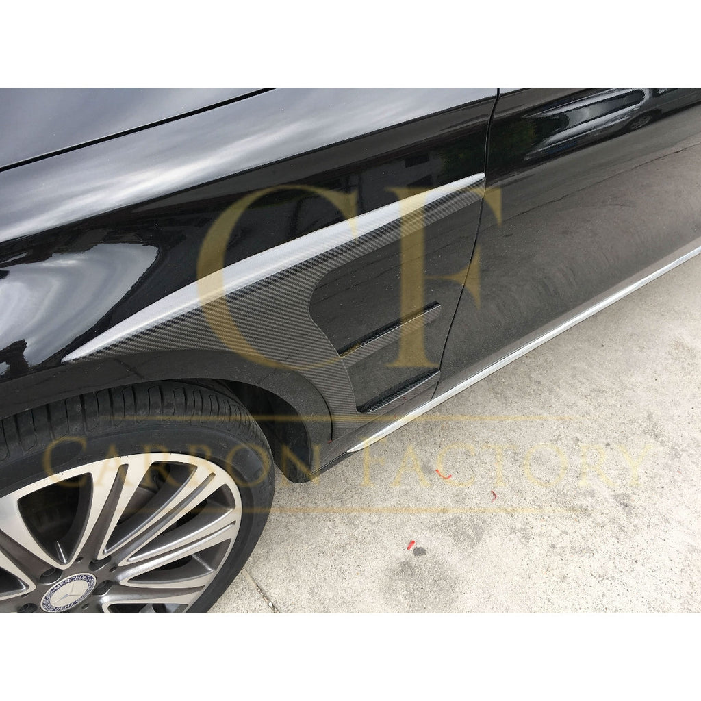 Carbon Fibre Front Side Trims for Mercedes W213 E Class Saloon 16-20
